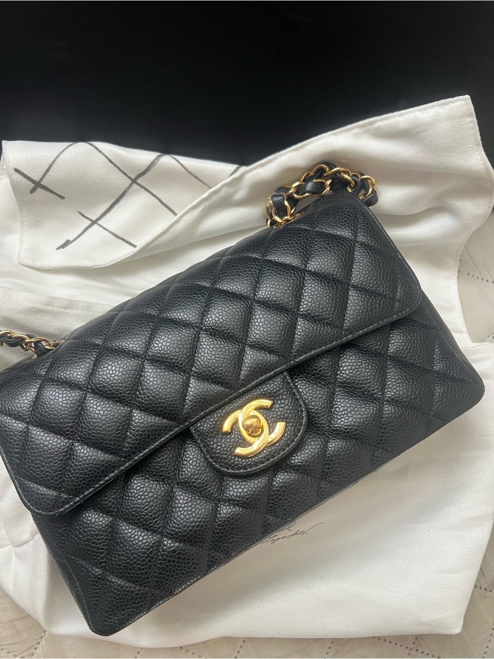 Chanel Classic Double Flap Caviar GHW - Picture 9 of 9